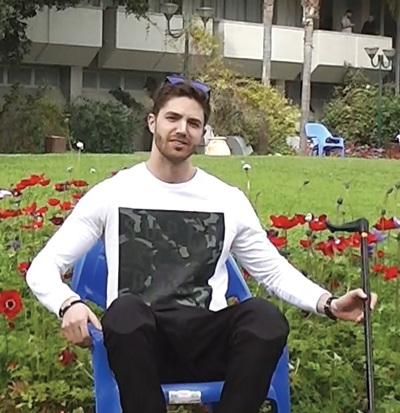 Fernando at Beit Halochem Tel Aviv.