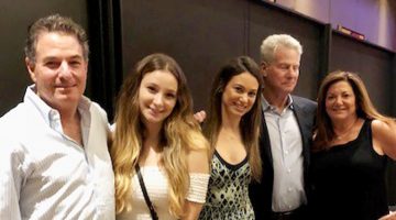 (L-R) James Hirsch and daughter Samiera, Elizabeth and her parents Dr. Cary Hirsch and wife Gayle.