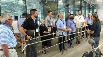 The delegation from AIPAC/AIEF visits Beit Halochem in Israel.