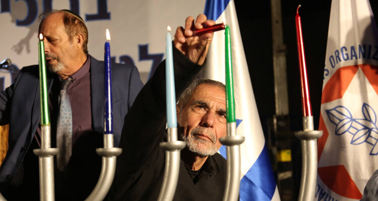 Lighting the Hanukkiah and lighting the way