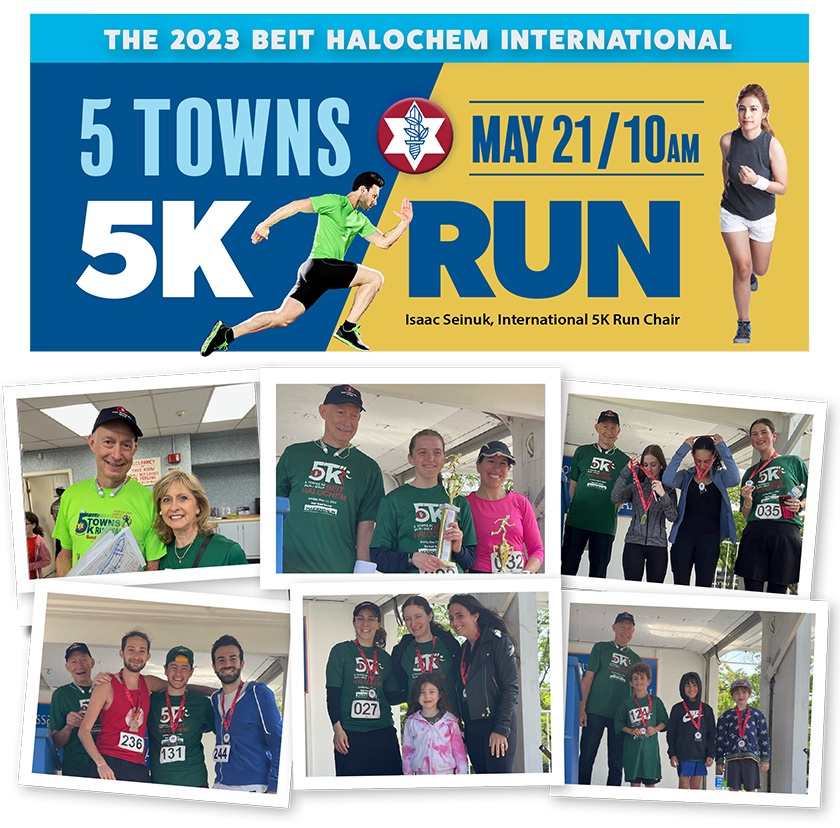 Collage of 5K Run participants