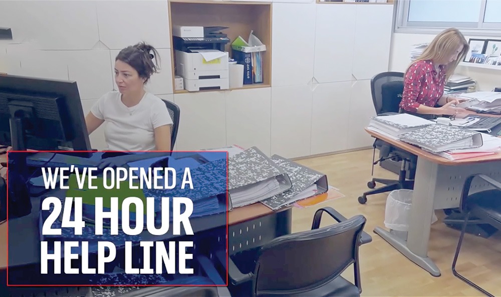 We've opend a 24-hour help line