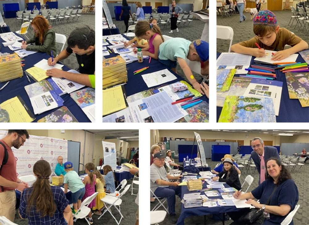 Collage of Chesed Day activities