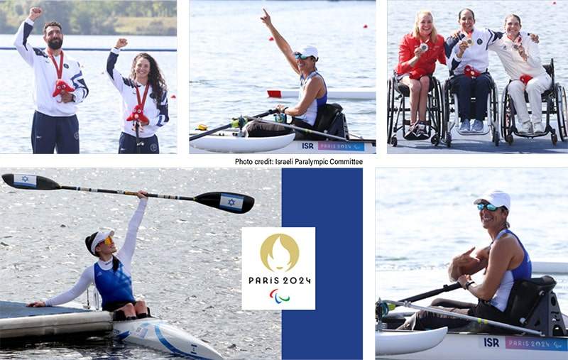 Collage of Paralympic Medalists.